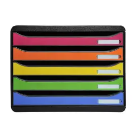 Module de classement Big Box Plus A4+ &agrave; l'italienne - 5 tiroirs - Coloris assortis - Exacompta photo du produit