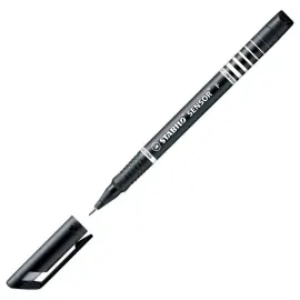 Stylo-feutre SENSOR F - Pointe fine - Noir - Stabilo photo du produit
