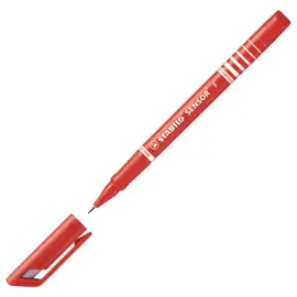 Stylo-feutre SENSOR F - Pointe fine - Rouge - Stabilo photo du produit
