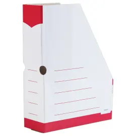 10 Porte-revues en carton - Rouge - Access photo du produit