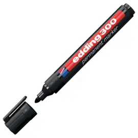 Marqueur permanent - E 300 - noir -Edding photo du produit