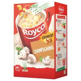 20 Sachets de soupe Royco Crunchy champignons photo du produit