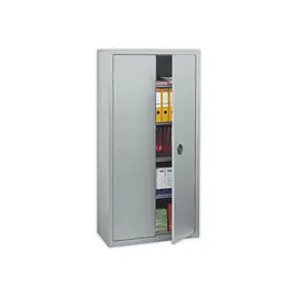 Armoire haute portes battantes 198x90 cm - gris photo du produit