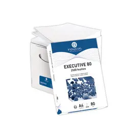 Carton de 2500 feuilles de papier blanc A4 Executive 80g - FIDUCIAL photo du produit