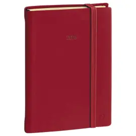 Agenda semainier  Silk - 16x24cm - Rouge - Janvier à décembre - QUO VADIS photo du produit