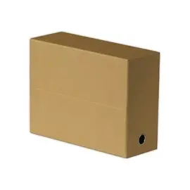 Boîte de transfert toilée dos 12 cm beige photo du produit
