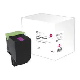 Toner remanufacturé éq. LEXMARK 70C2HME, 70C2HM0 - Haute capacité - Magenta photo du produit