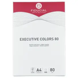 Ramette de 500 feuilles papier couleurs vives A4 Executive Colors - Rouge - FIDUCIAL photo du produit