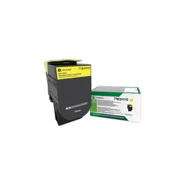 Toner LEXMARK 712 jaune 71B2HY0 photo du produit