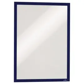 2 Cadres d'affichage adhésifs Duraframe - A3 - Bleu - DURABLE photo du produit