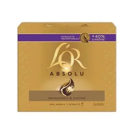 2 Paquets de café moulu L'Or Absolu - 2 x 250 g - L'OR photo du produit