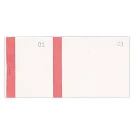 10 Blocs vendeurs &agrave; bande de couleur num&eacute;rot&eacute;s - assortis photo du produit