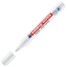 Marqueur sp&eacute;cial verre  E4095 - Craie liquide blanc - Edding photo du produit