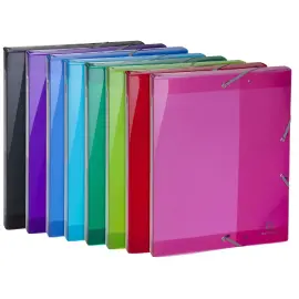 8 Bo&icirc;tes de classement Iderama - Colorisassortis - Dos 2,5 cm - Exacompta photo du produit