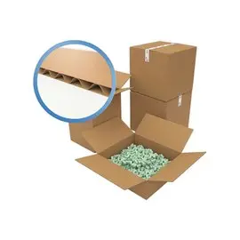 20 Caisses américaines simple cannelure 35x23x25 cm photo du produit