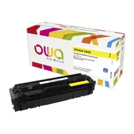 Toner éq. HP CF542X - Haute capacité - Jaune - OWA photo du produit