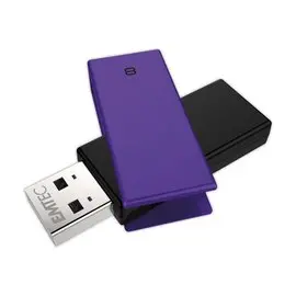 Clé USB ECO C350 8Go - Violet - EMTEC photo du produit