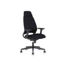 Fauteuil de bureau tapissé Kenari avec accotoirs 2D - Monté photo du produit