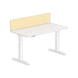 Cloisonnette pour bureau L. 160 hêtre/blanc photo du produit