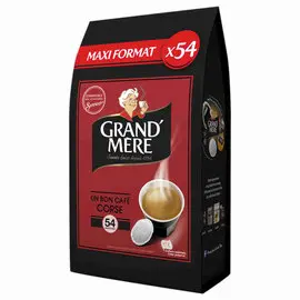 54 Dosettes de café pour machine Senseo - Corsé - GRAND'MERE photo du produit