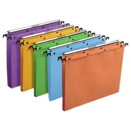 25 Dossiers suspendus pour tiroirs L’Oblique AZ – Fond 15 mm – ELBA photo du produit