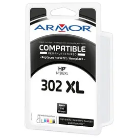 Cartouche d'encre ARMOR noire compatible HP 302XL photo du produit
