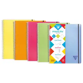 Cahier spirale A4+ Proactiv'Book - Ligné - CLAIREFONTAINE photo du produit