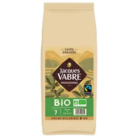 Café en grains bio - 1 kg - JACQUES VABRE photo du produit