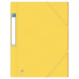 Chemise 3 rabats grande capacit&eacute; Eurofolio Prestige - Jaune - Oxford photo du produit
