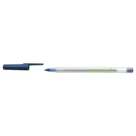Stylo bille avec capuchon - Round Stic Ecolutions - bleu - BIC photo du produit