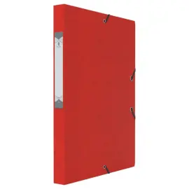Bo&icirc;te de classement - 24x32 Dos 25 mm - rouge - Fiducial photo du produit