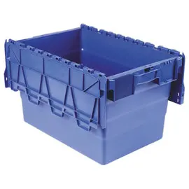Bac navette gerbable 64 litres bleu photo du produit