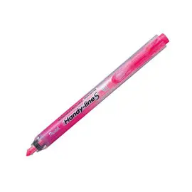 Surligneur r&eacute;tractable - pointe biseaut&eacute;e - rose - Pentel photo du produit