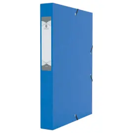 Bo&icirc;te de classement - 24x32 - Dos 40 mm - bleu - Fiducial photo du produit