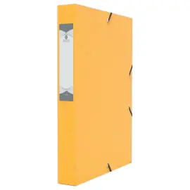 Bo&icirc;te de classement - 24x32 - Dos 40 mm - jaune - Fiducial photo du produit