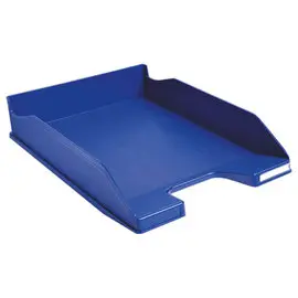 Corbeille &agrave; courrier COMBO 6,5 cm - bleu - EXACOMPTA photo du produit