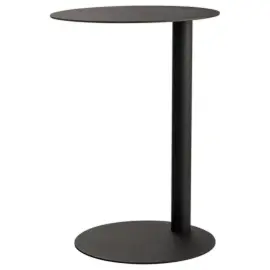 Table d'appoint ronde EasyDesk - Gris anthracite - Mont&eacute;e - PAPERFLOW photo du produit