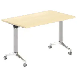 Table rabattable - 120 x 70 cm - Hêtre/Alu photo du produit