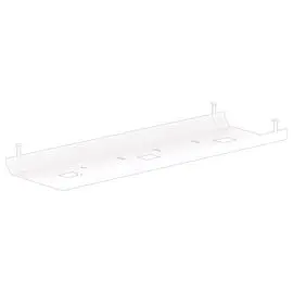 Goulotte double L 160 blanc photo du produit