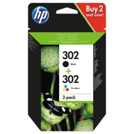 2 Cartouches jet d'encre HP 302 X4D374AE - 4 Couleurs - HP photo du produit