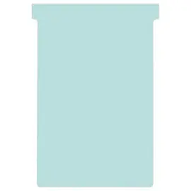 100 Fiches T pour planning - Taille 4 - Bleu Clair - NOBO photo du produit