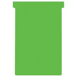 100 Fiches T pour planning - Taille 4 - Vert  - NOBO photo du produit