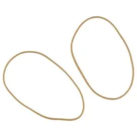 Sachet de 1 kg de bracelets élastiques étroits en caoutchouc - Blond - 100 mm - SIGN photo du produit
