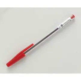 Stylo bille capuchon - Ecriture moyenne - Rouge - Fiducial photo du produit
