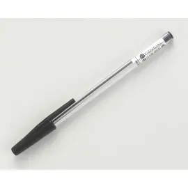 Stylo bille capuchon - Ecriture moyenne - Noir - Fiducial photo du produit