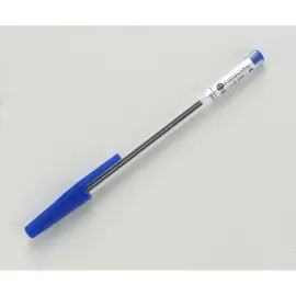 Stylo bille capuchon - Ecriture moyenne - Bleu - Fiducial photo du produit