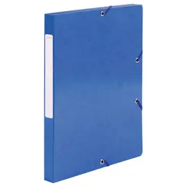 Boîte de classement carte  - Dos 2,5 cm bleu photo du produit