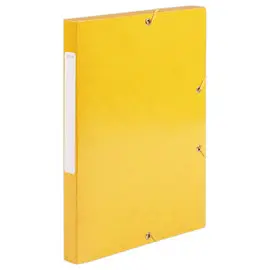 Boîte de classement carte  - Dos 2,5 cm jaune photo du produit