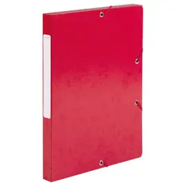 Boîte de classement carte  - Dos 2,5 cm rouge photo du produit