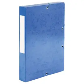 Boîte de classement carte  - Dos 4 cm bleu photo du produit